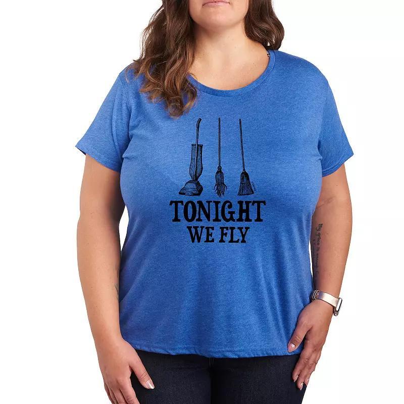 Plus Grandma Visit Hug Graphic Tee, Womens Heather Grey Product Image