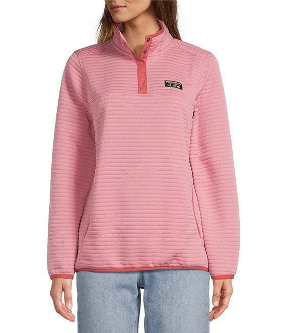 L.L.Bean Woven Thermal Efficient Airlight Knit Pullover Product Image