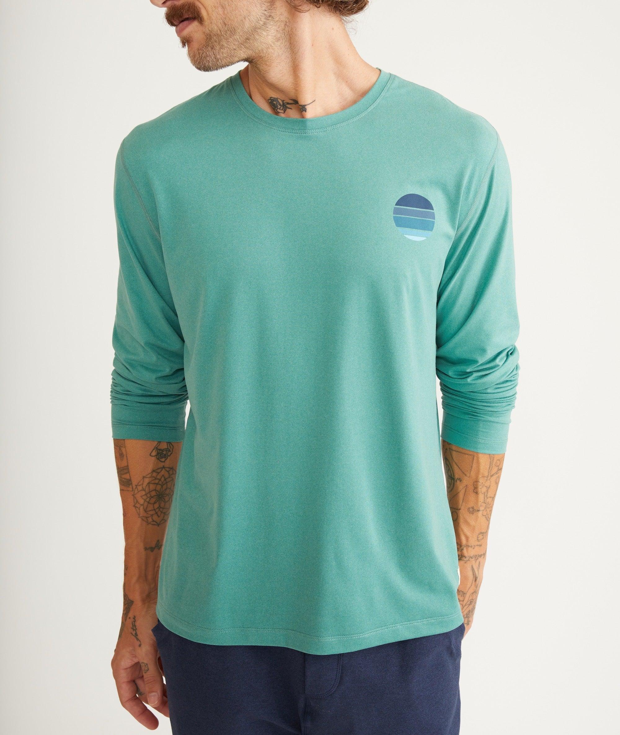 Re-Spun Sport Crew Graphic Long Sleeve Tee Product Image