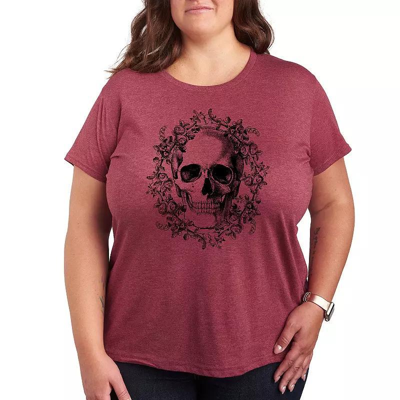 Plus Leave The Judgin To Jesus Graphic Tee, Womens Grey Gray Product Image