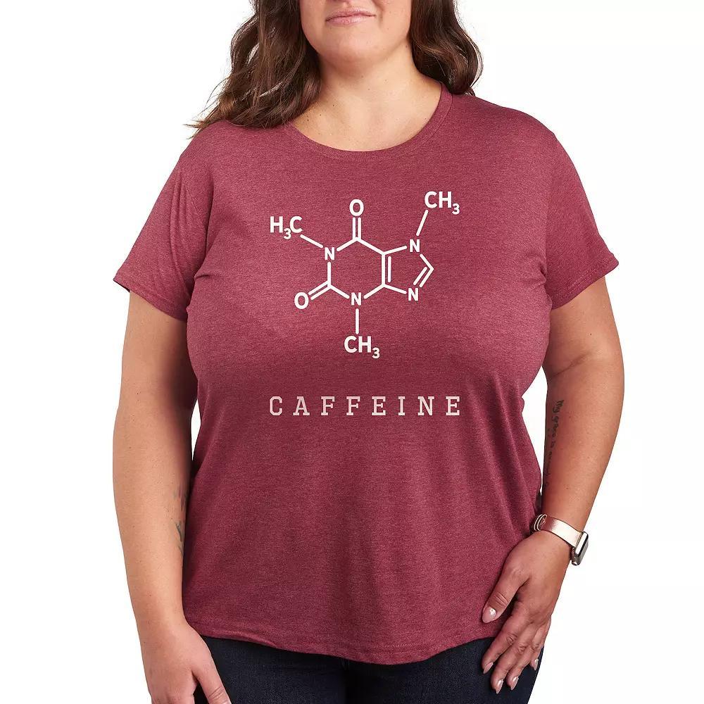 Women's Wildflower Circle Graphic Tee, Girl's, Size: Small, Grey Dark Red Product Image