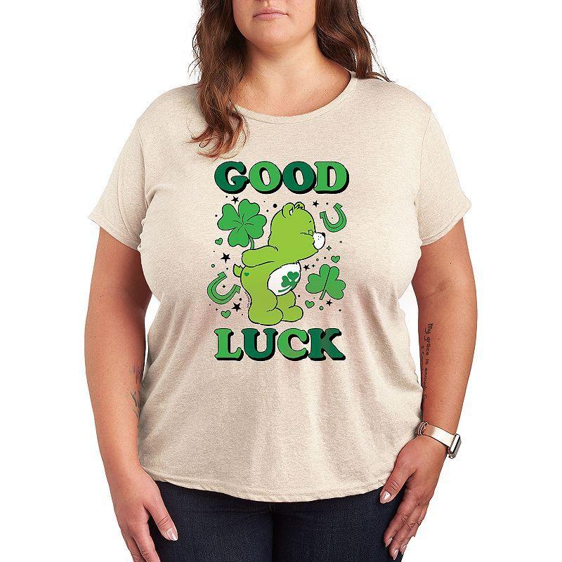 Plus Care Bears Good Luck Graphic Tee, Womens Product Image