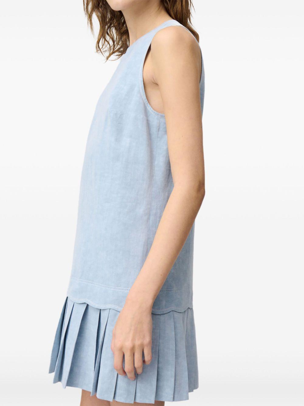 pleat-detailing mini dress Product Image