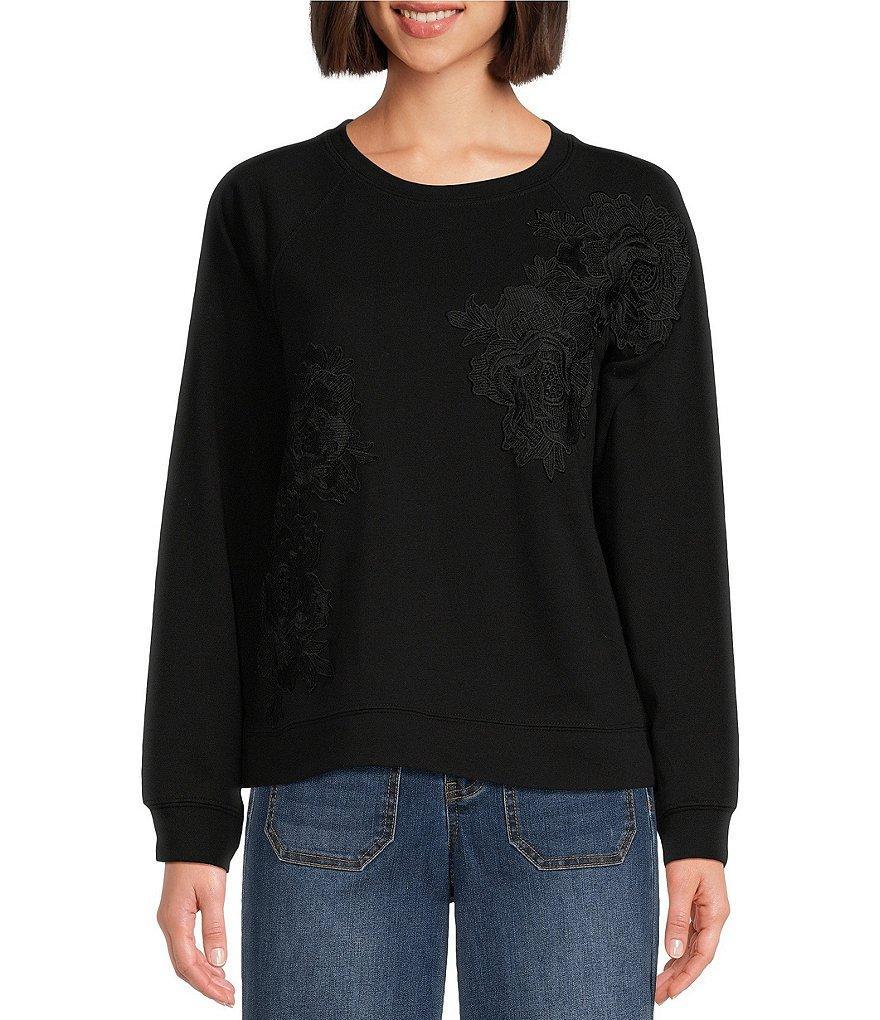 Nurture by Westbound Long Sleeve Crew Neck Sweatshirt Product Image