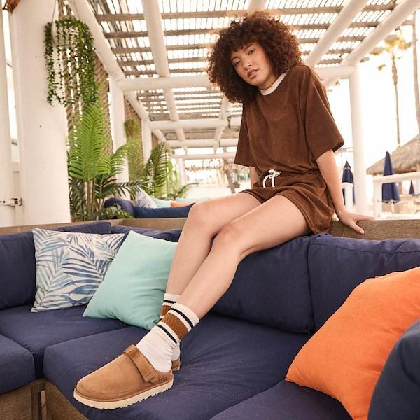 UGG Goldenstar Suede Versatile Platform Clogs Product Image