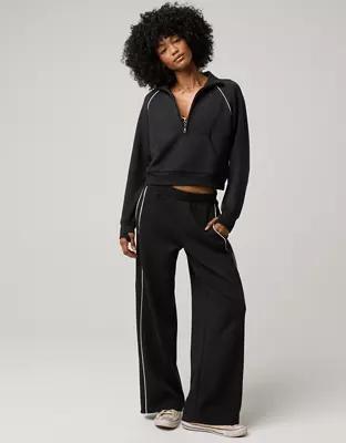 OFFLINE By Aerie ChillUp Quarter Zip Sweatshirt Product Image