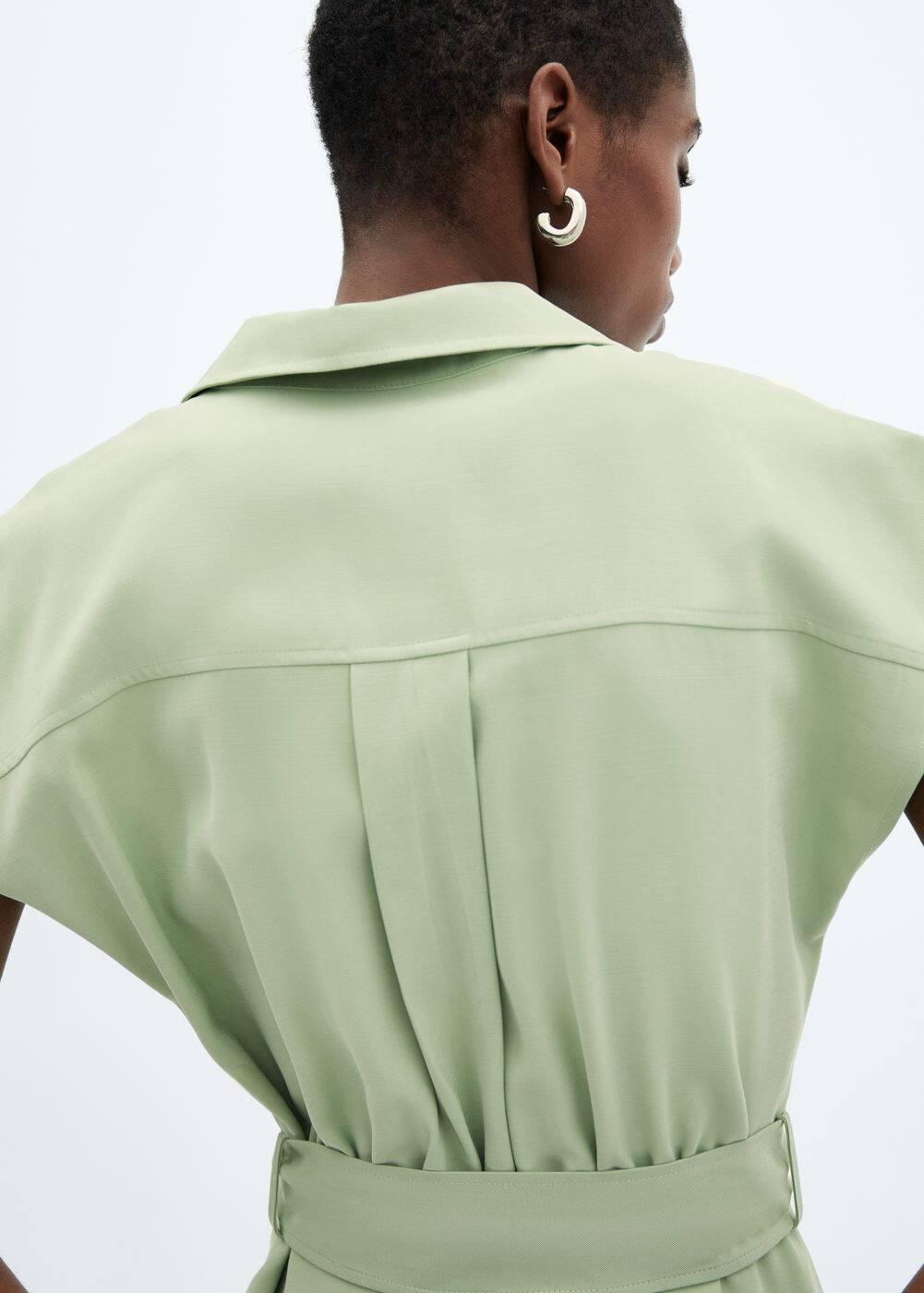 Mango Womens Belt Wrap Dress Product Image