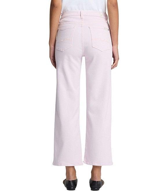 7 For All Mankind Cropped Alexa High Rise Cropped Jeans Product Image