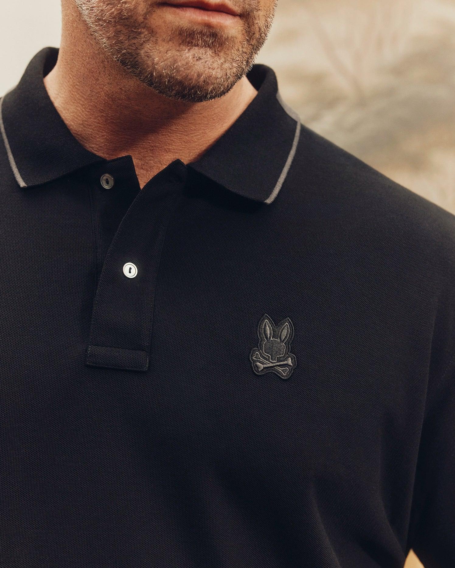 Men's New Castle Pique Polo 001 BLACK / XXL Product Image