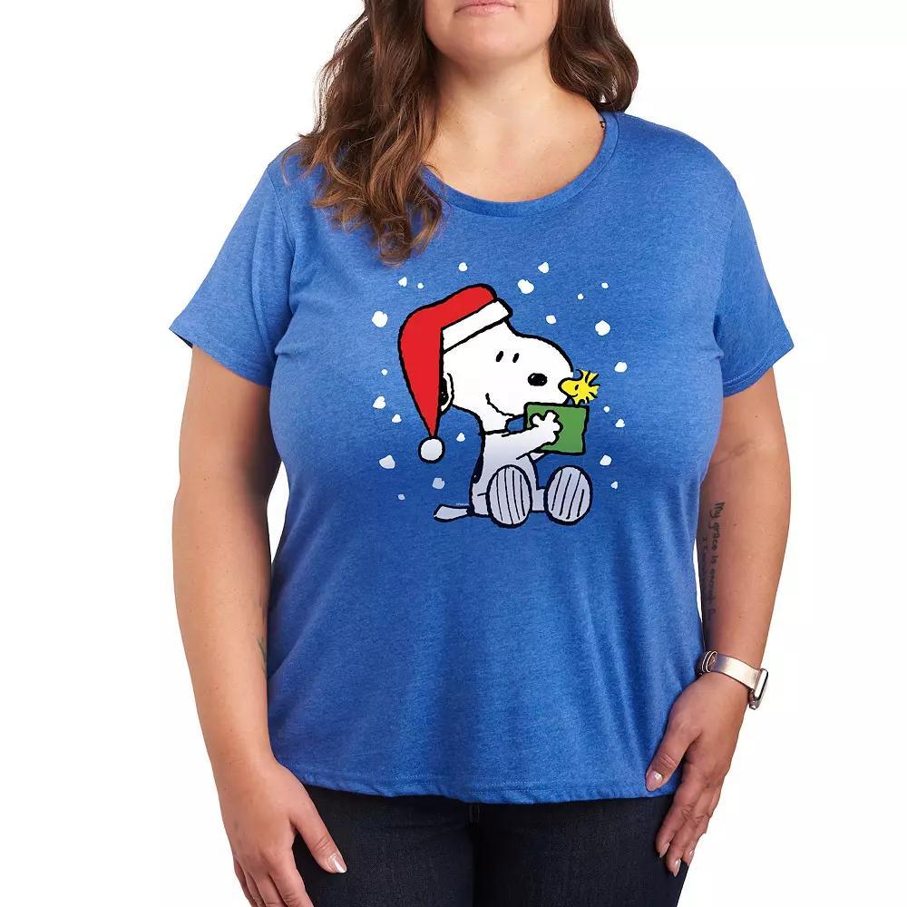 Disneys Mickey Mouse Plus Original Classic Graphic Tee, Womens Grey Royal Blue Product Image