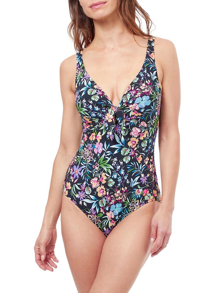 Profile by Gottex Tie Front One Piece Swimsuit Product Image