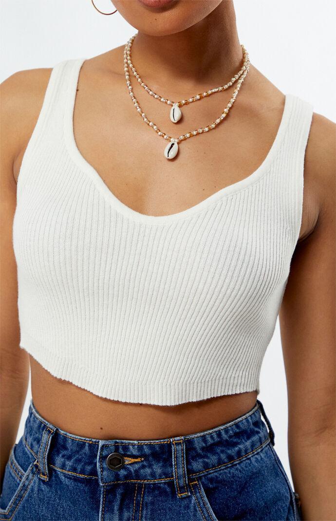RVCA Women's Roundabout Sweater Tank Top Product Image