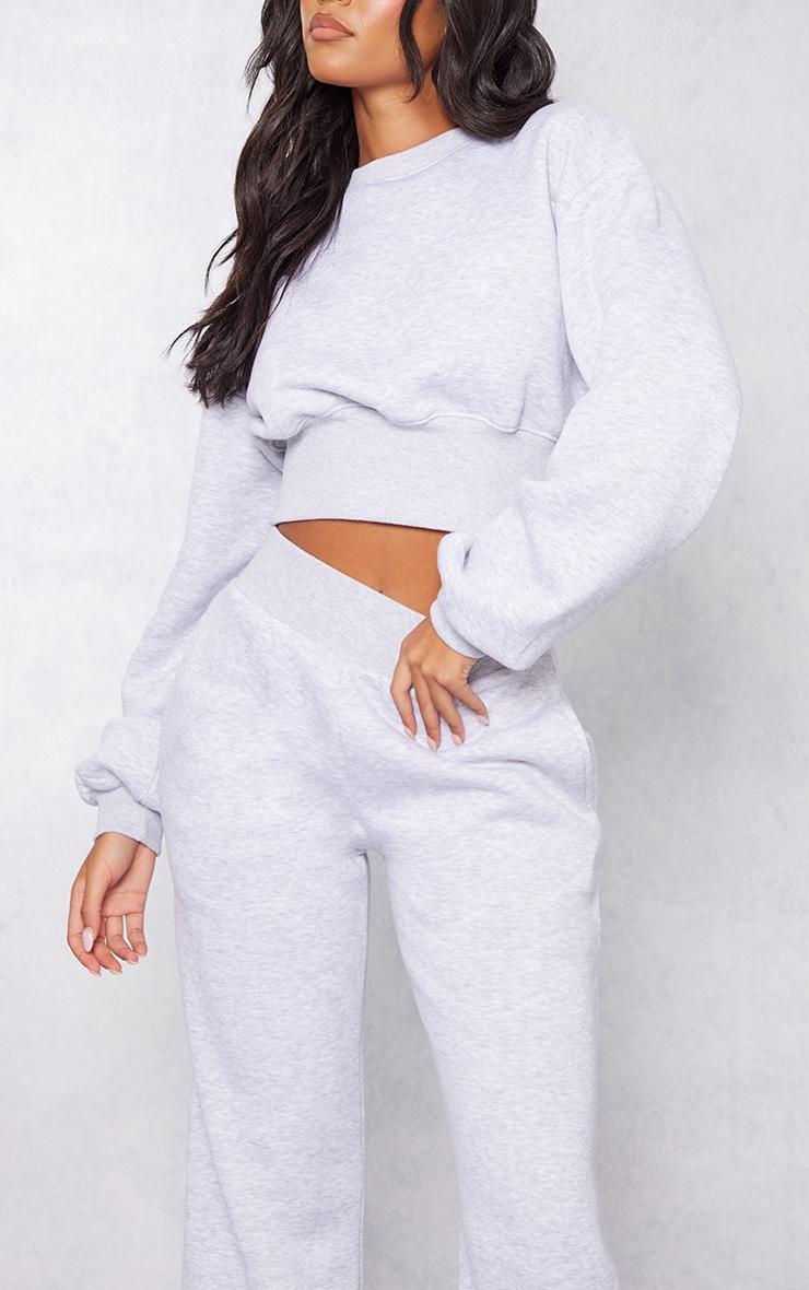 Tall Ash Grey Wide Leg Sweatpant Product Image