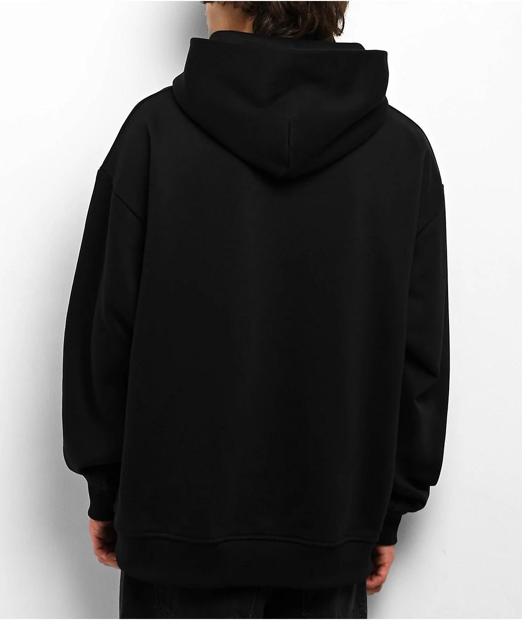 Shaka Wear Paisley Black & Red Hoodie Product Image