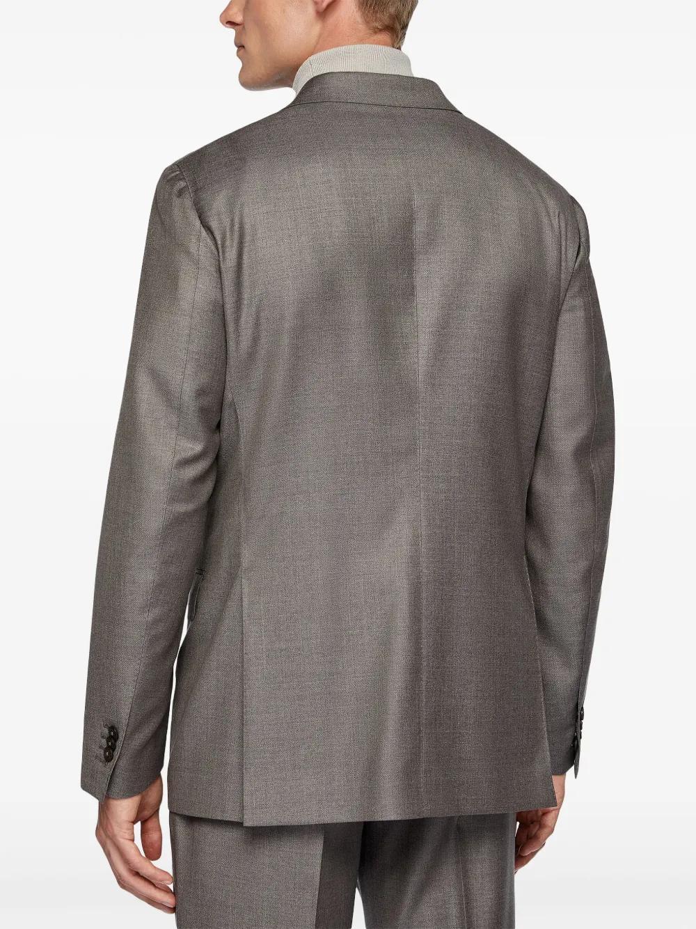 wool double-breasted suit Product Image
