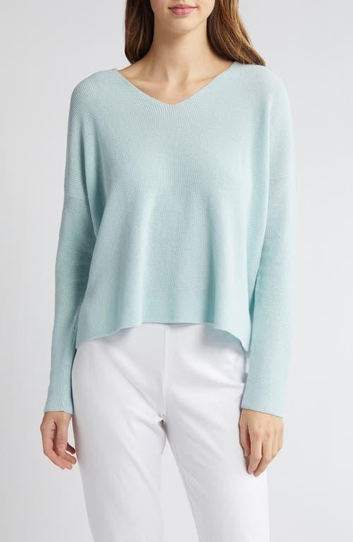 Eileen Fisher V-Neck Pullover (Watermelon) Women's Clothing Product Image