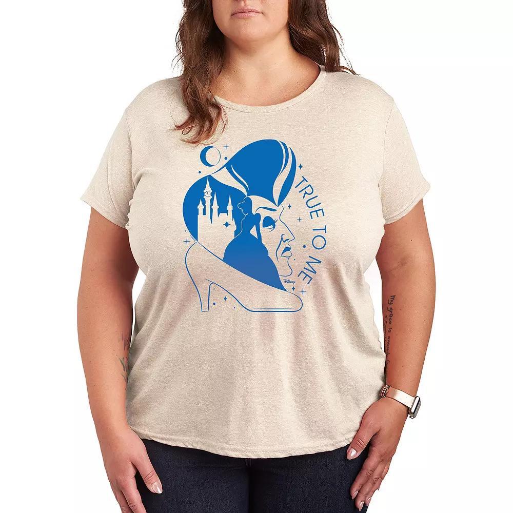 Disneys Cinderella Plus True To Me Graphic Tee, Womens Product Image