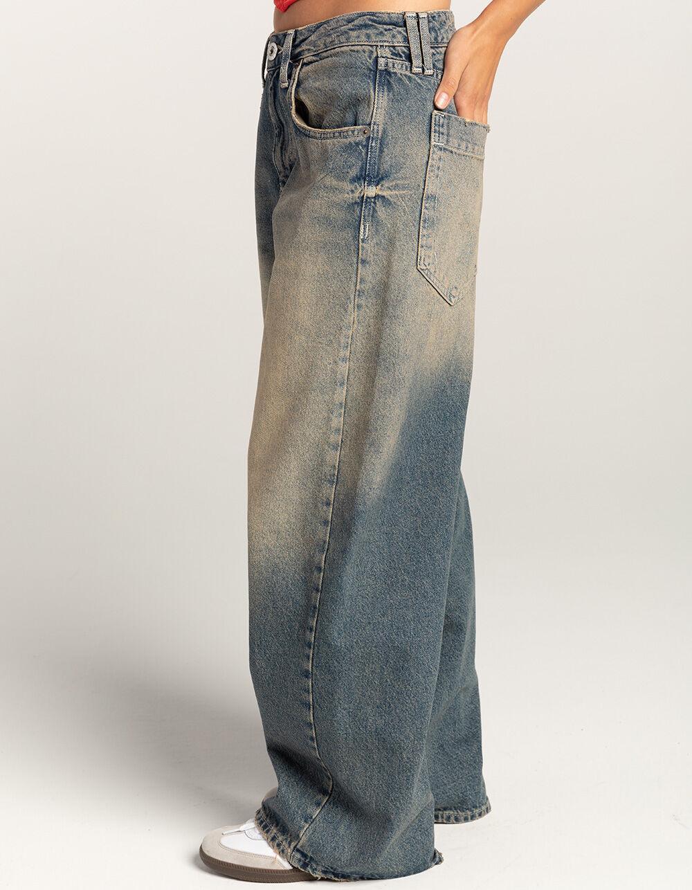 BDG Urban Outfitters Low Rise Ultra Loose Spring Vintage Womens Jeans - TINTED DENIM Product Image