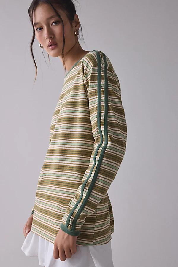 BDG Hayden Oversized Long Sleeve Ringer Tee Womens at Urban Outfitters Product Image
