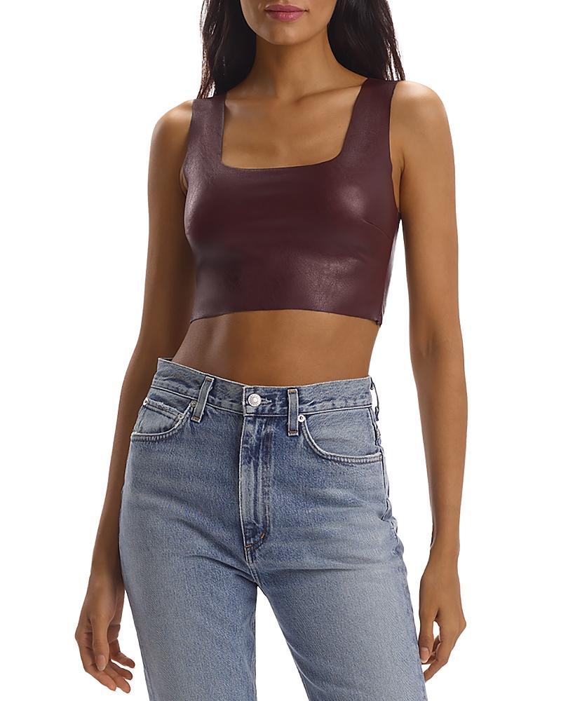 Commando Faux Leather Crop Top Product Image