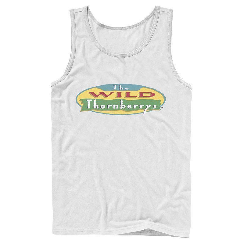 Mens Beavis & Butthead Logo Distress Portrait Tank Top Blue Product Image