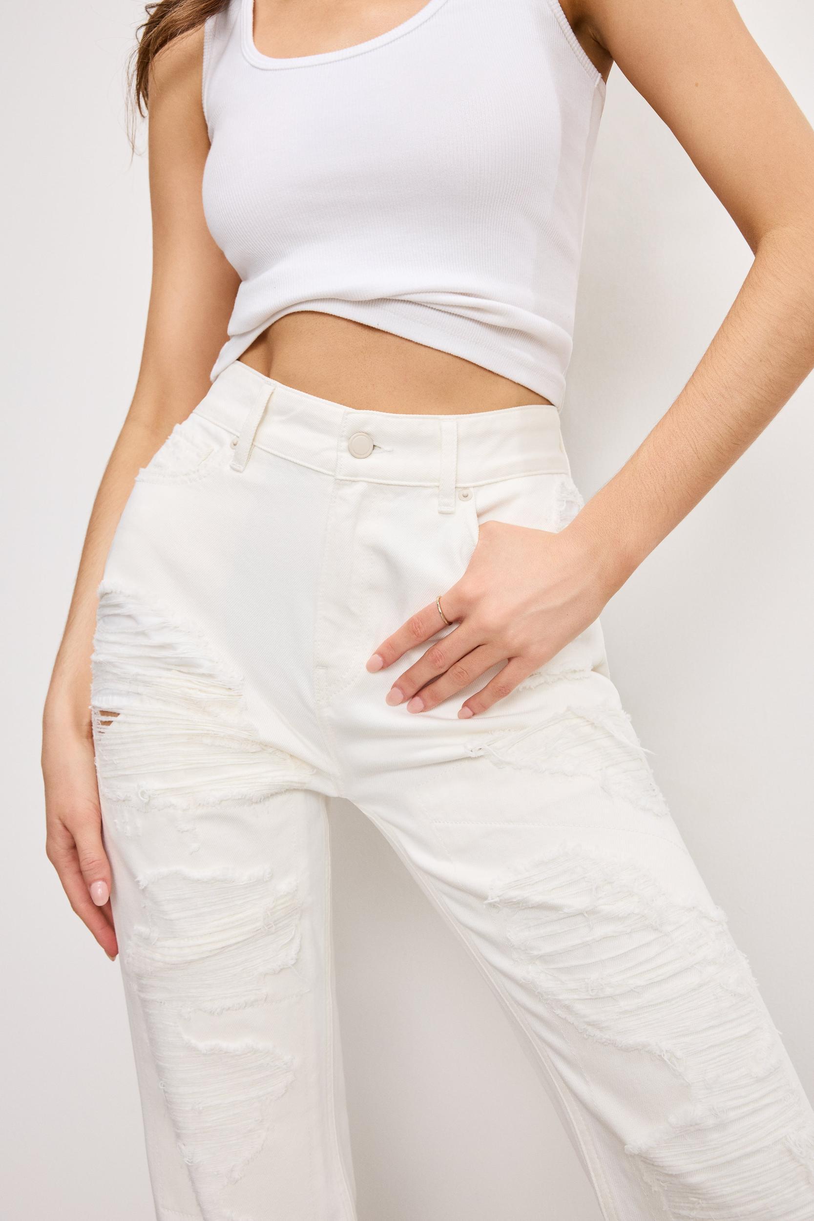 THE KHLOÉ JEAN LONG | CLOUD WHITE Product Image