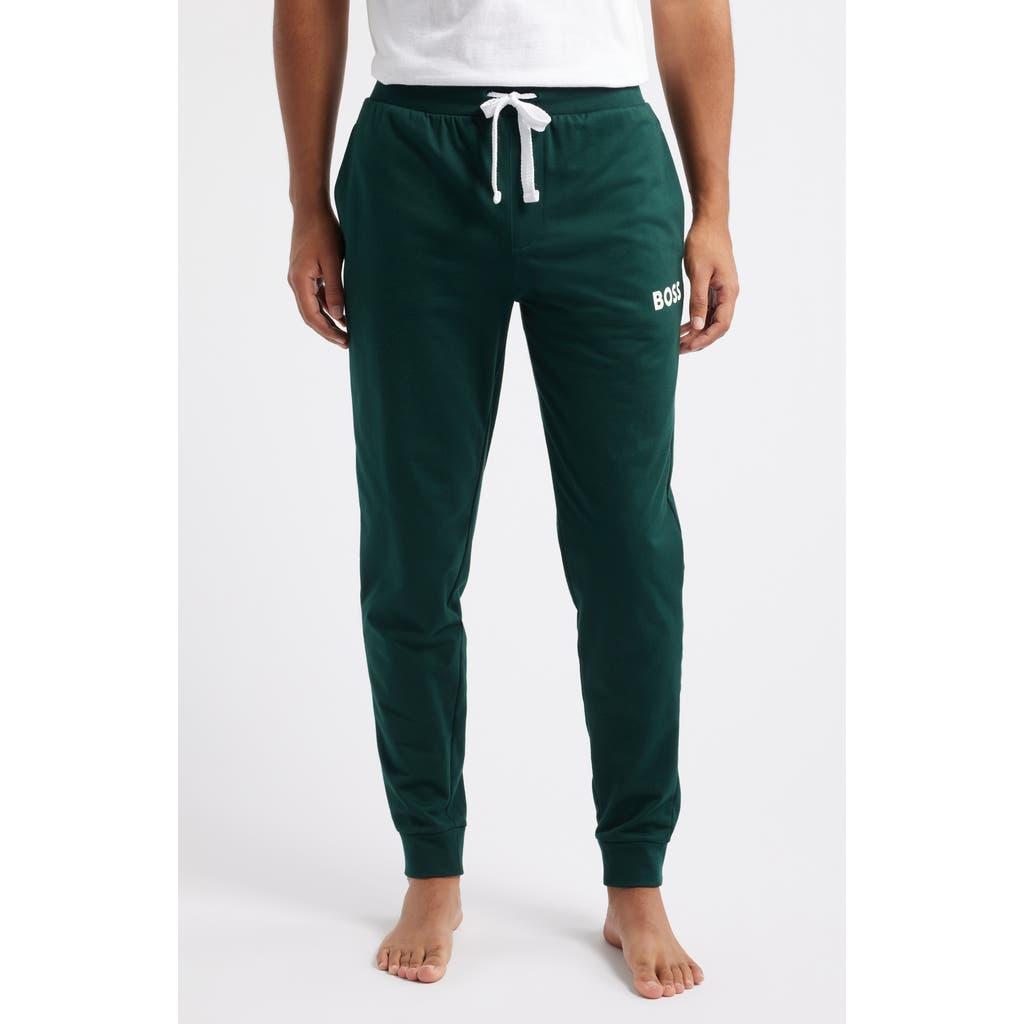 Boss Ease Cotton Logo Print Joggers Regular Fit Product Image