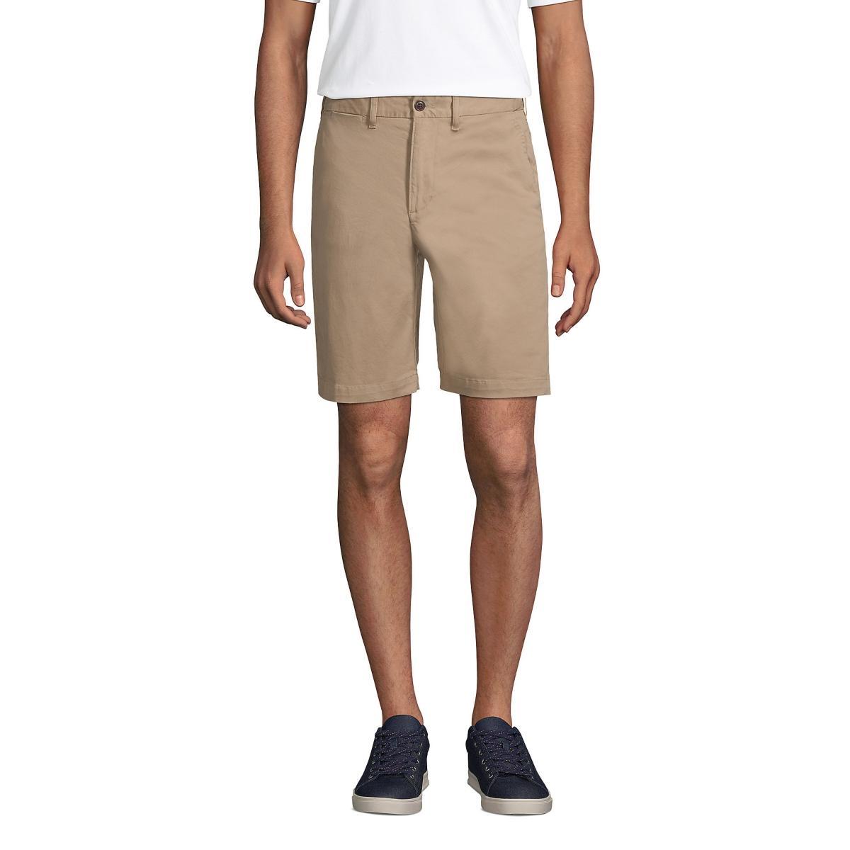 Men's Lands' End 9-inch Comfort-Waist Comfort-First Knockabout Chino Shorts, Size: 44, Soft Pink Product Image
