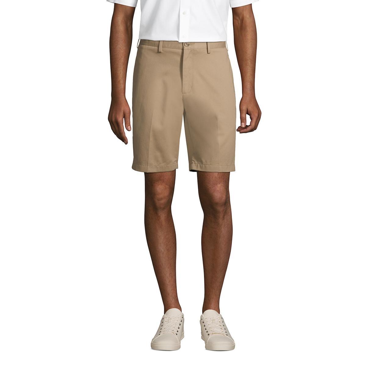 Big & Tall Lands' End Chino Shorts, Men's, Size: 48, Green Product Image