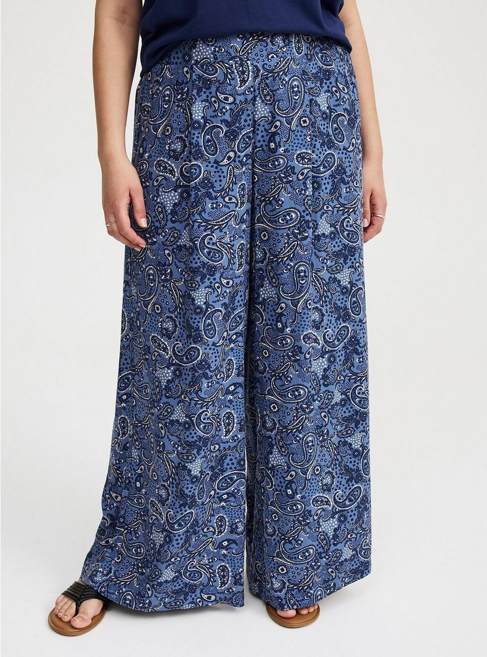 High-Rise Pull-On Wide-Leg Pant Product Image