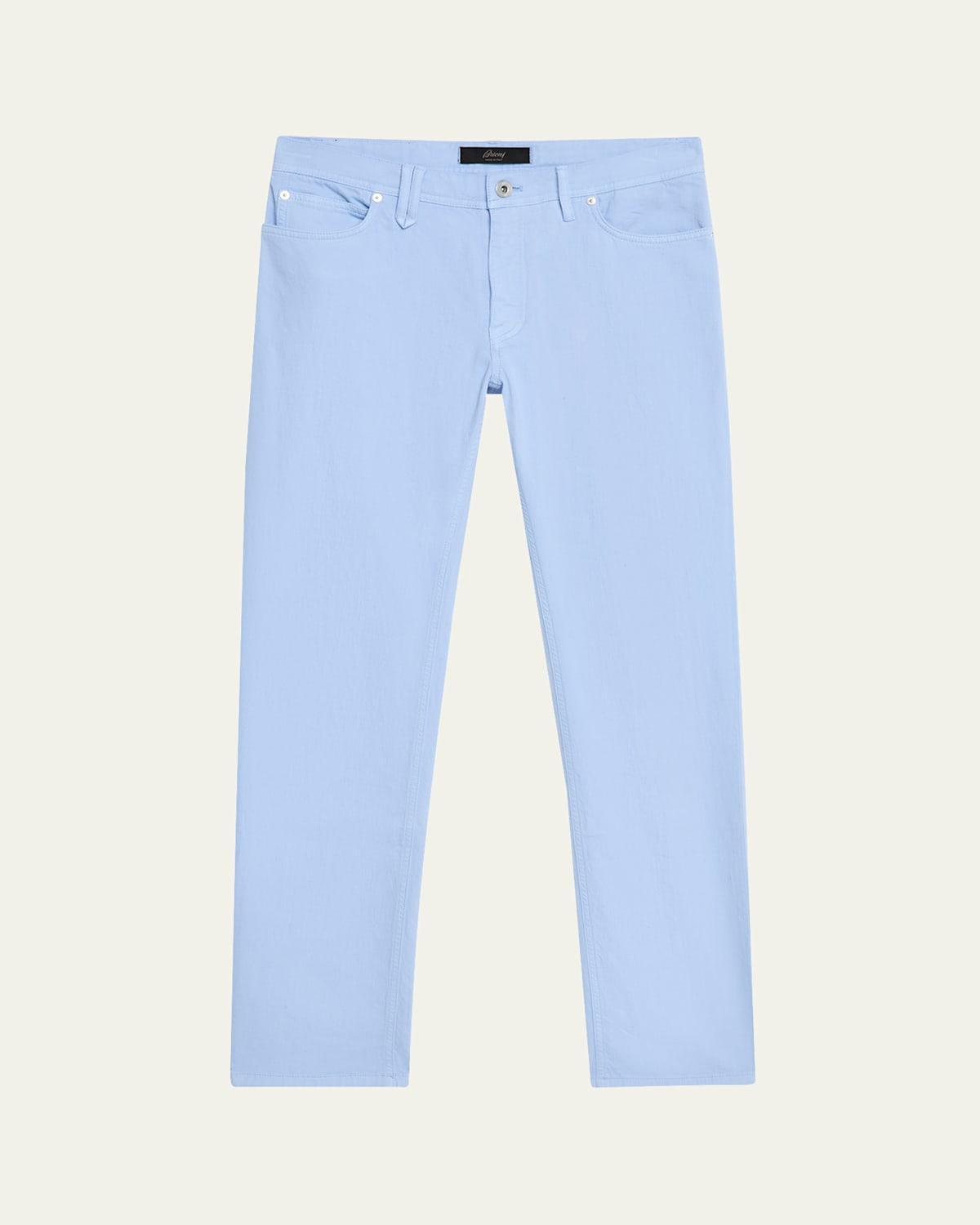 Mens Denim Five-Pocket Pants Product Image