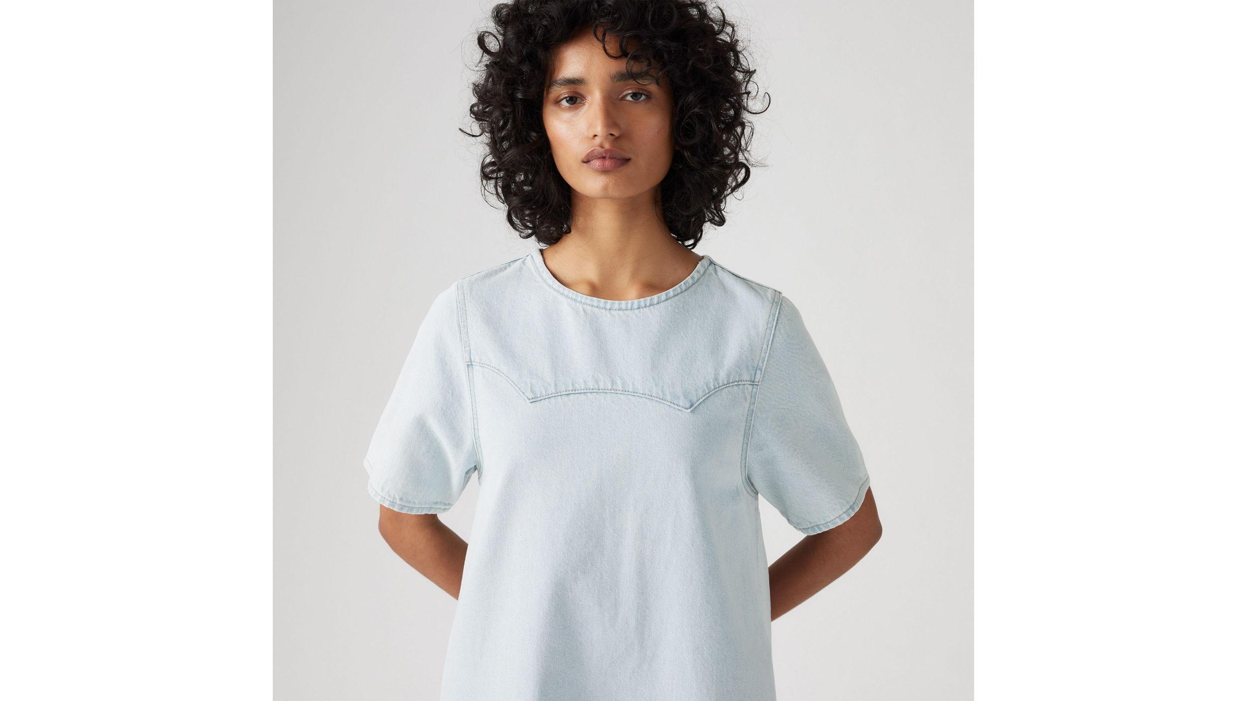 Denim Tee Dress Product Image