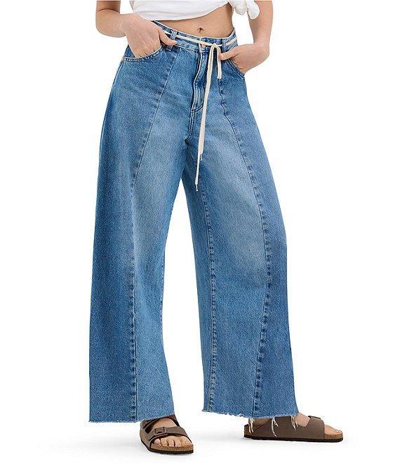 Wrangler Cowboy Color block Mid-Rise Jeans Product Image