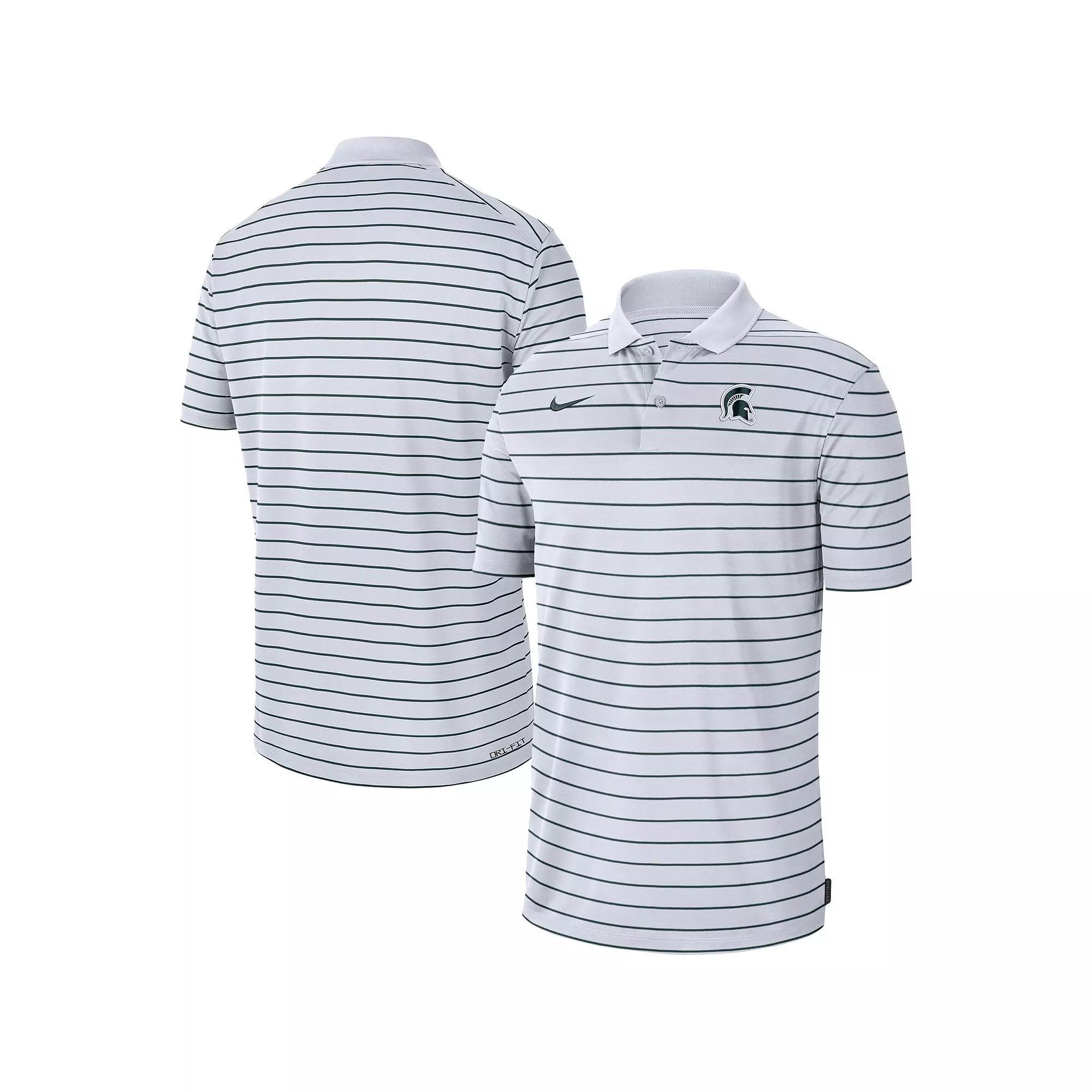 Men's Nike White Michigan State Spartans Icon Victory Coaches 2022 Early Season Performance Polo, Size: 2XL Product Image