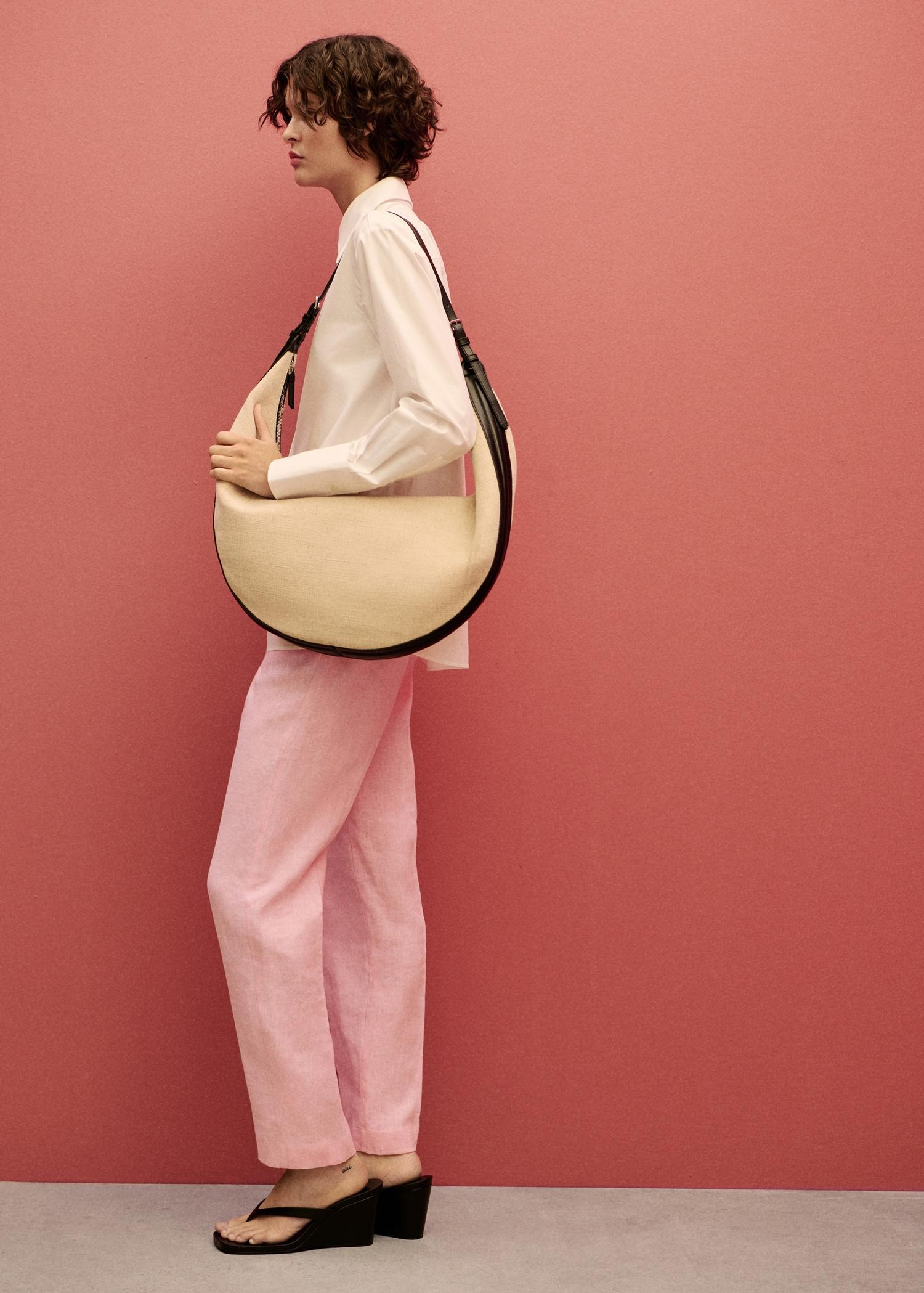 Linen suit trousers - Women | MANGO USA Product Image