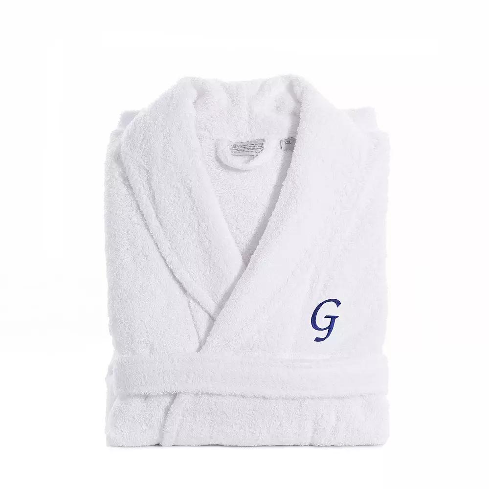 Linum Home Textiles Turkish Cotton Personalized Unisex Embroidered Terry Bathrobe, Women's, Size: Small/Medium Product Image