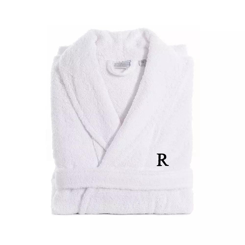Linum Home Textiles Turkish Cotton Personalized Quick Dry Terry Bathrobe, Women's, Size: Small/Medium, J Product Image