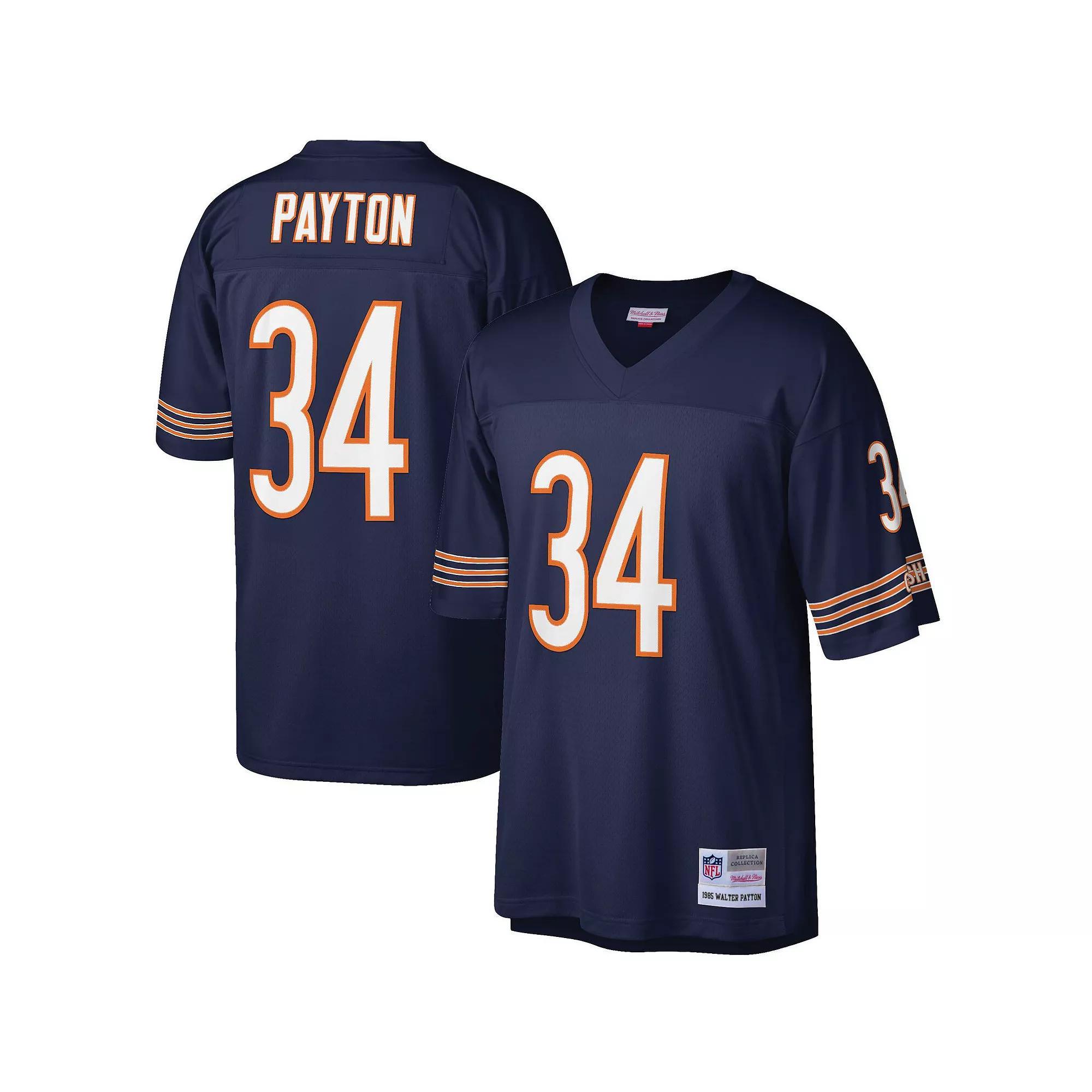 Men's Mitchell & Ness Walter Payton Navy Chicago Bears Legacy Replica Jersey, Size: Small, Blue Product Image