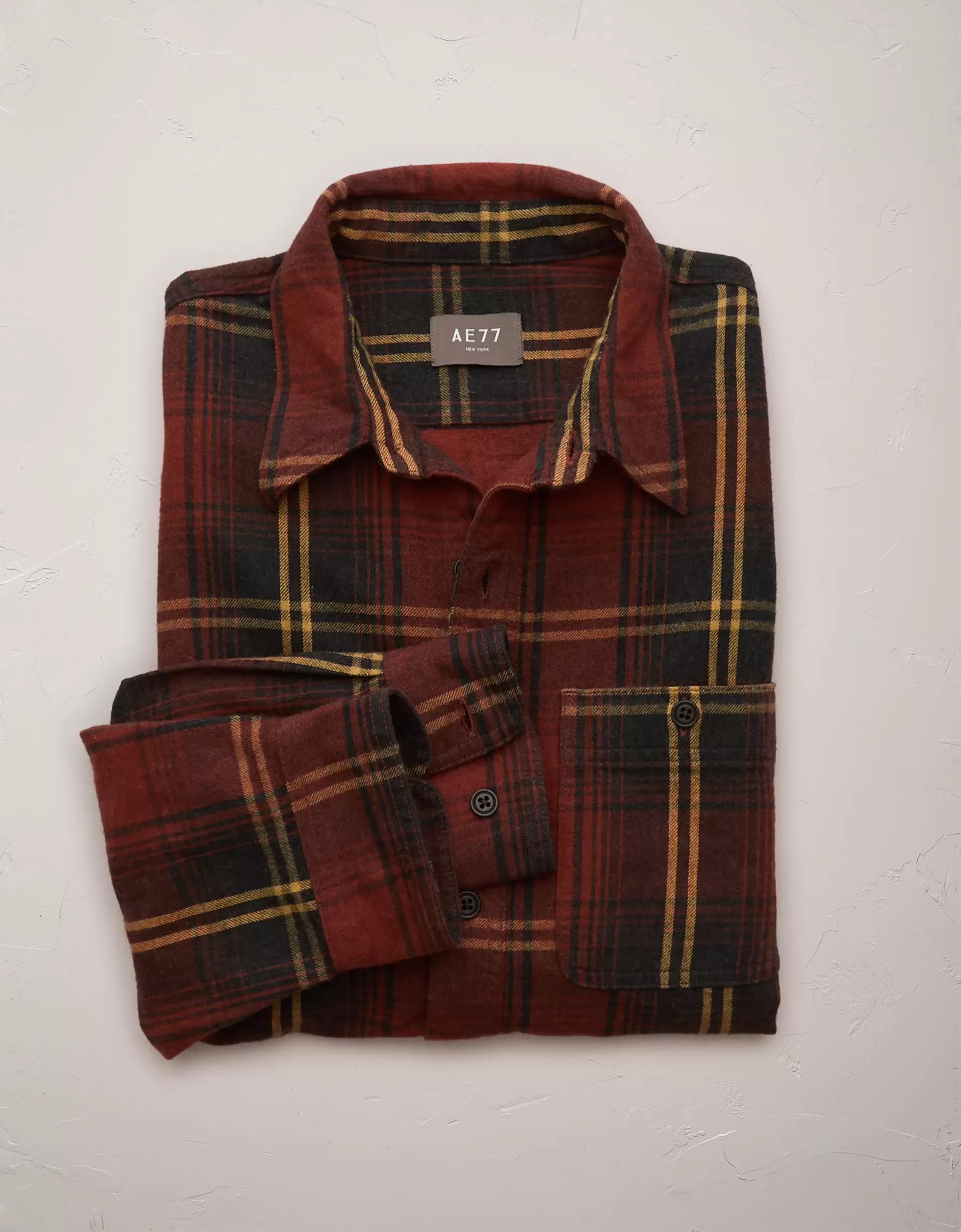 AE77 Premium Flannel Shirt Product Image