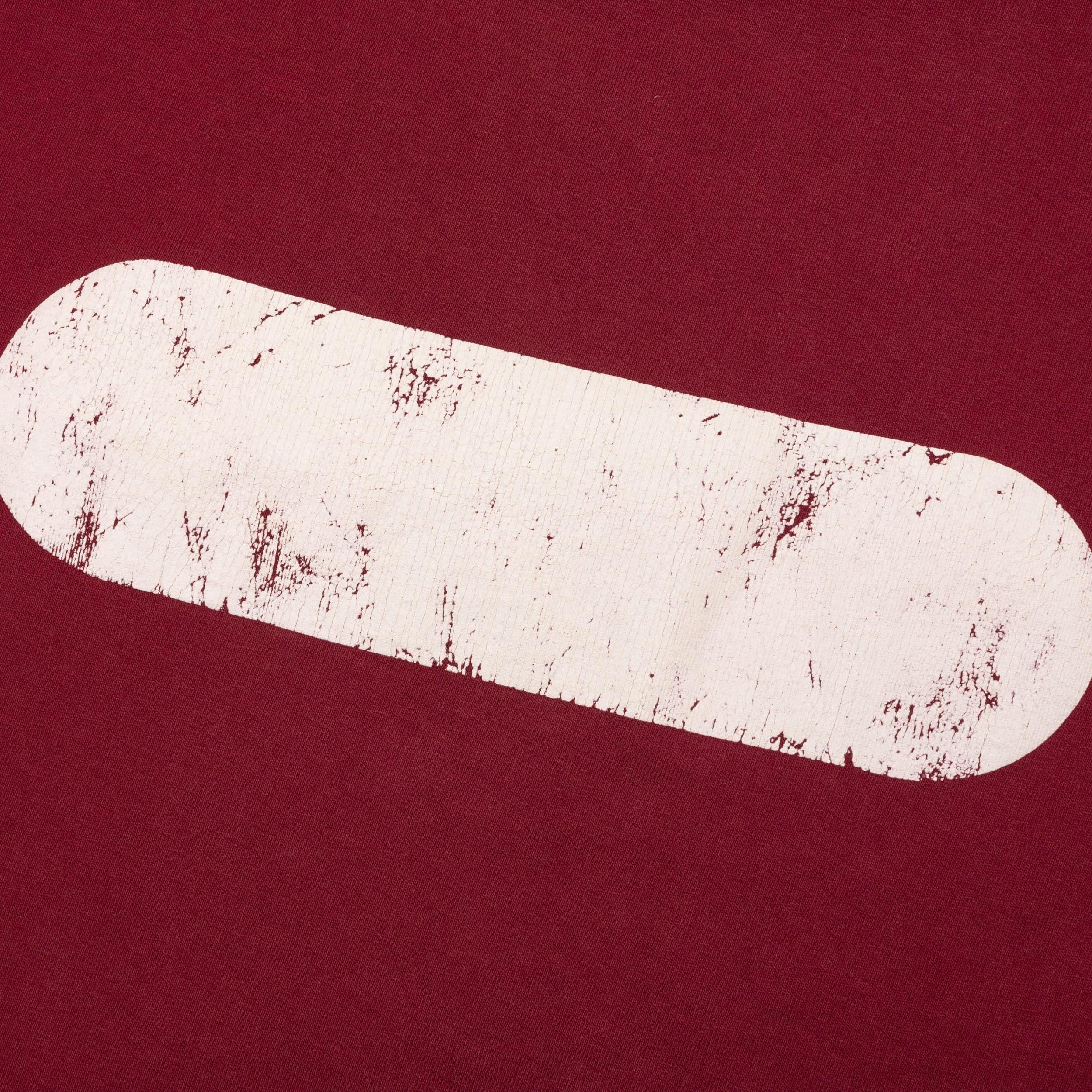 Gym Tee - Maroon Male Product Image