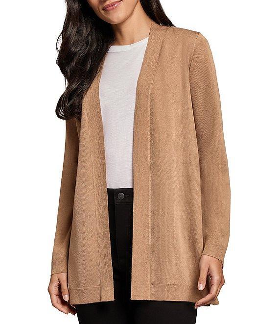 Jones New York Malibu Yarn Long Sleeve Open-Front Cardigan Product Image