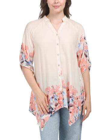 Floral Tunic for Women | Rayon Product Image