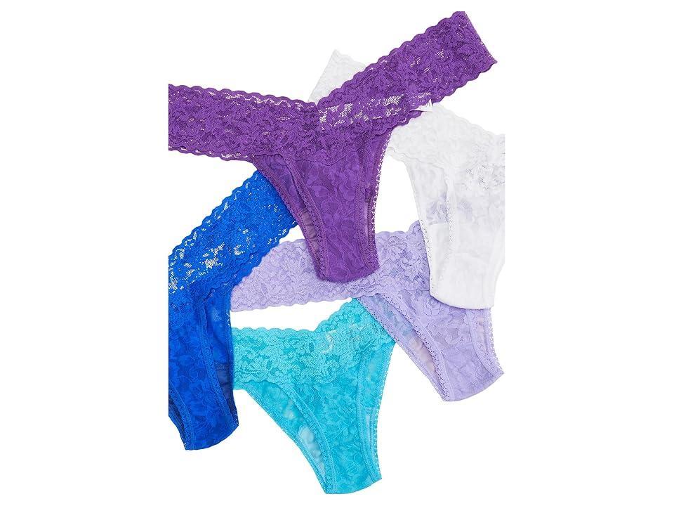 Hanky Panky 5 Low Rise Thongs Multi One Size Product Image