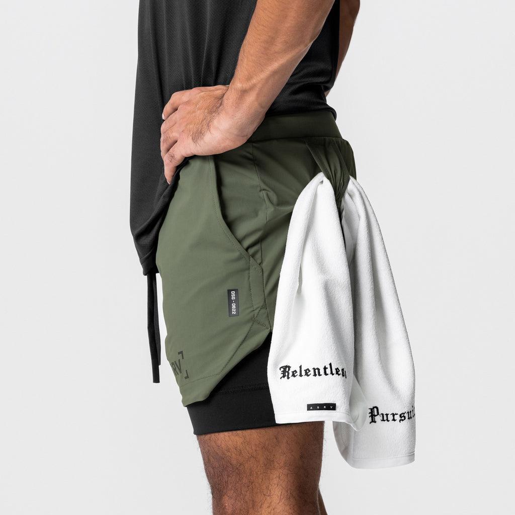0622. Tetra-Lite® 5" Liner Short - Olive/Black Product Image
