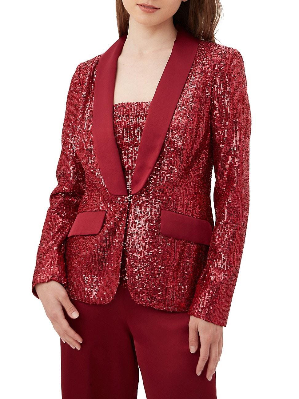 Womens Ai Sequined Blazer Product Image