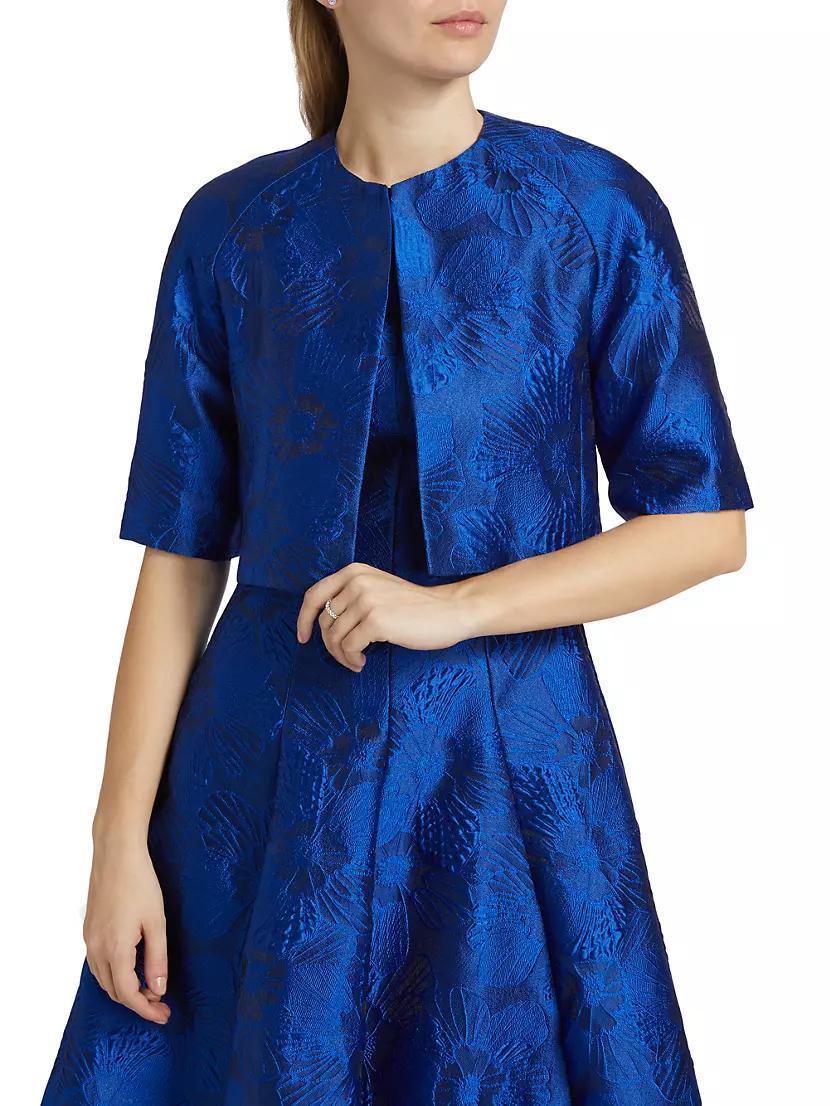 Anemone Floral Jacquard Bolero Product Image