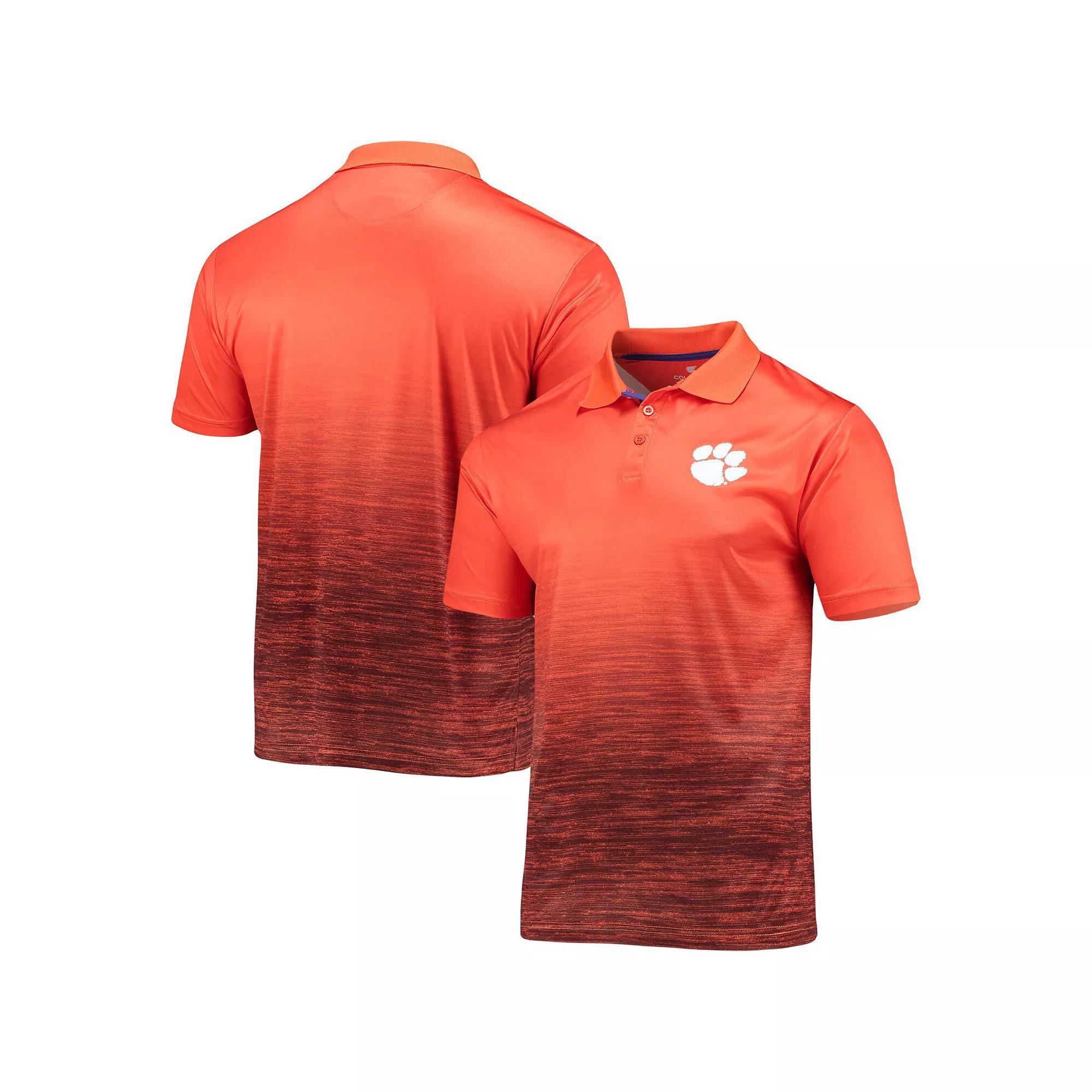 Men's Colosseum Orange Clemson Tigers Marshall Polo, Size: 2XL Product Image