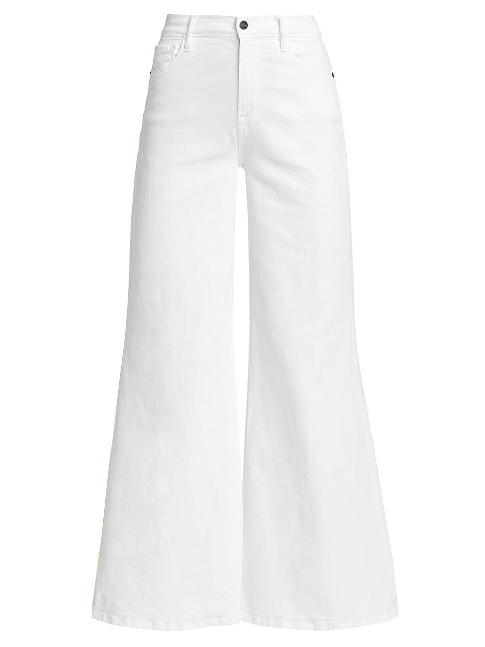 FRAME Le Palazzo Jeans Blanc 27 Product Image
