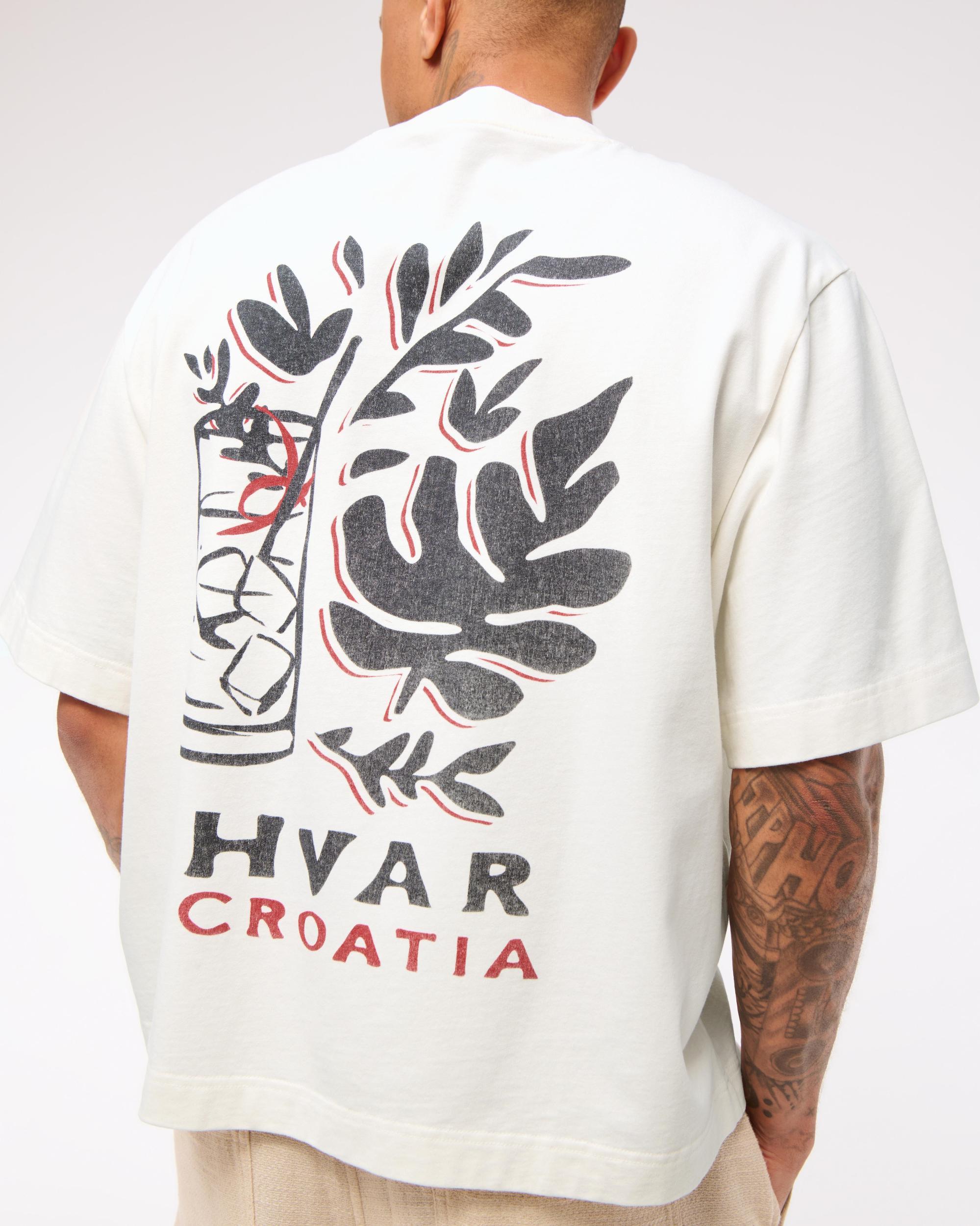 Premium Heavyweight Cropped Graphic Tee Product Image