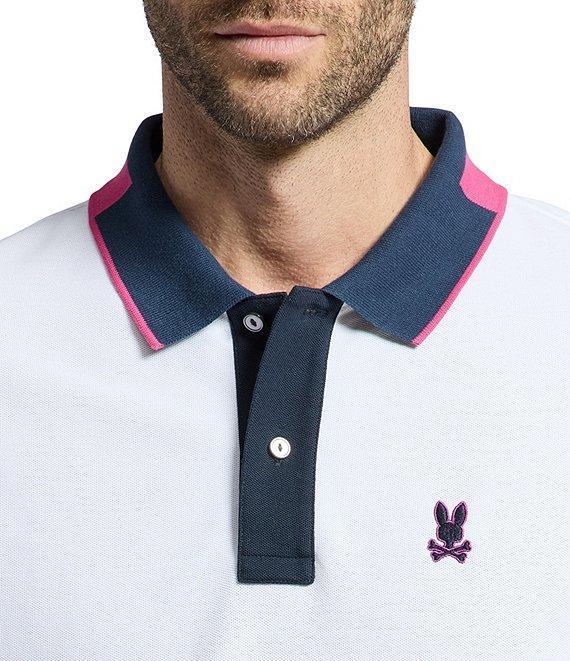 Psycho Bunny Thatcher Pique Short Sleeve Polo Shirt Product Image